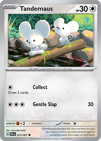 073/091 Tandemaus - Paldean Fates - Pokémon card (English)