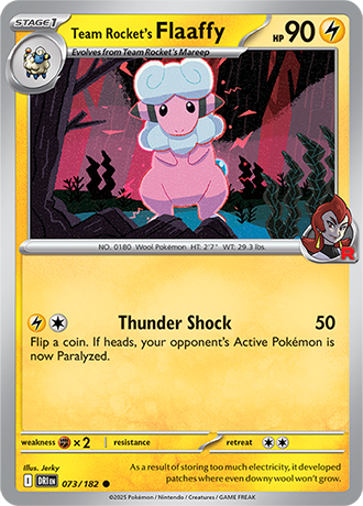073/182 Team Rocket's Flaaffy - Destined Rivals - Pokémon card (English)