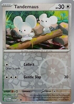 073/091 Tandemaus (Reverse Holo) - Paldean Fates - Pokémon card (English)