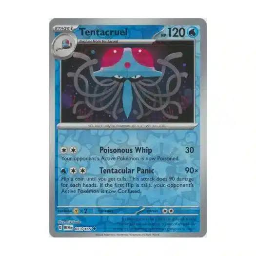 073/165 Tentacruel (Reverse Holo) - Pokémon 151 - Pokémon card (English)