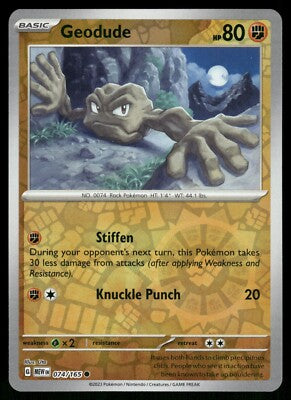 074/165 Geodude (Reverse Holo) - Pokémon 151 - Pokémon card (English)