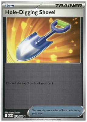 074/088 Hole - Digging Shovel (Reverse Holo) (Perfect Order) Pokémon card (English)