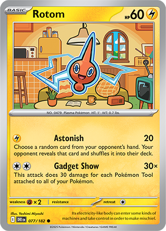 077/182 Rotom - Destined Rivals - Pokémon card (English)