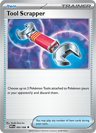 085/086 Tool Scrapper (Item) (White Flare) Pokemon card (English)