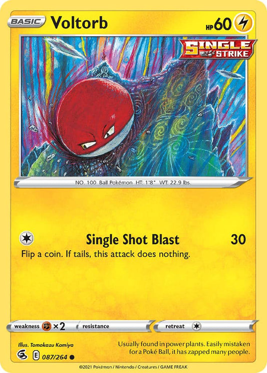 087/264 Voltorb / Basic / Common (Fusion Strike) English card