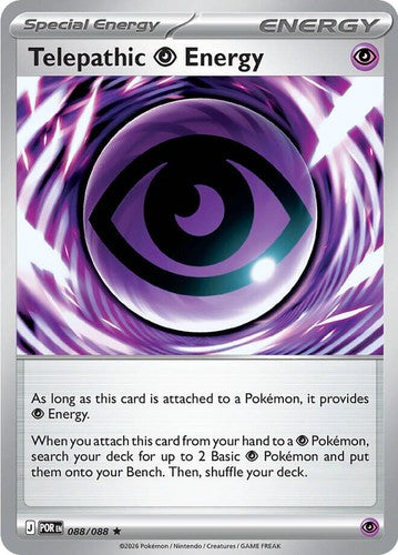 088/088 Telepathic Energy (Rare/Holo) (Perfect Order) Pokémon card (English)