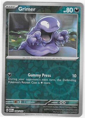 088/165 Grimer (Reverse holo) - Pokémon 151 - Pokémon card (English)
