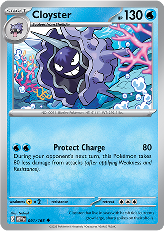 091/165 Cloyster - Pokémon 151 - Pokémon card (English)