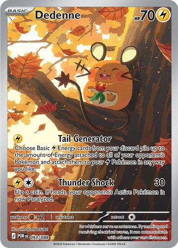 093/088 Dedenne (Illustration Rare) (Perfect Order) Pokémon card (English)