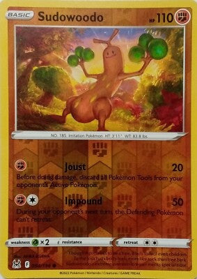094/196 Sudowoodo (Reverse Holo) (Lost Origin) Pokemon card (English)
