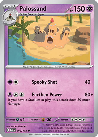 096/193 Palossand -Paldea Evolved - Pokémon card (English)