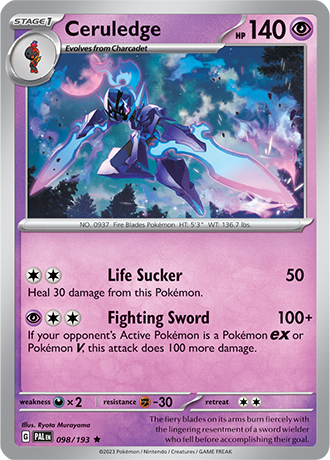 098/193 Ceruledge Holo - Paldea Evolved - Pokémon card (English)