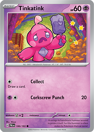 100/193 Tinkatink - Paldea Evolved - Pokémon card (English)