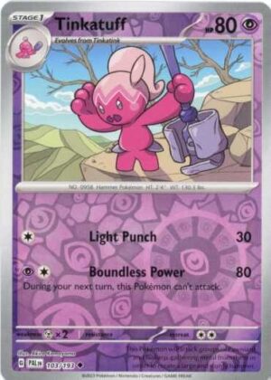 103/193 Tinkatuff (Reverse holo) - Paldea Evolved - Pokémon card (English)