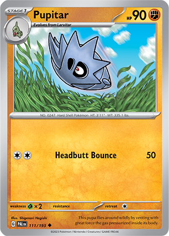 111/193 Pupitar - Paldea Evolved - Pokémon card (English)