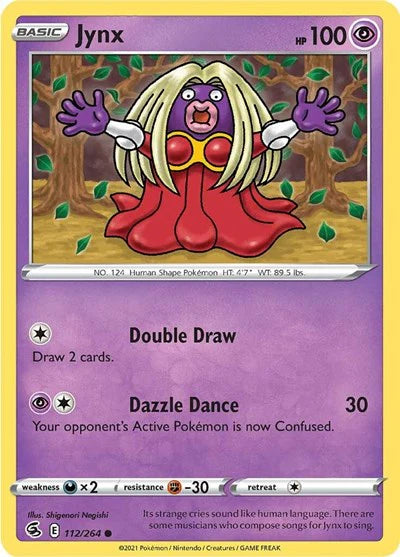 112/264 Jynx / Basic / Common (Fusion Strike) English card