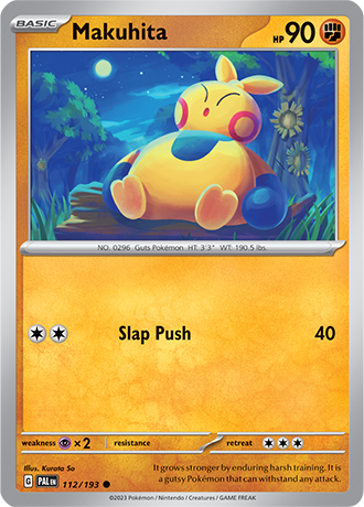 112/193 Makuhita - Paldea Evolved - Pokémon card (English)