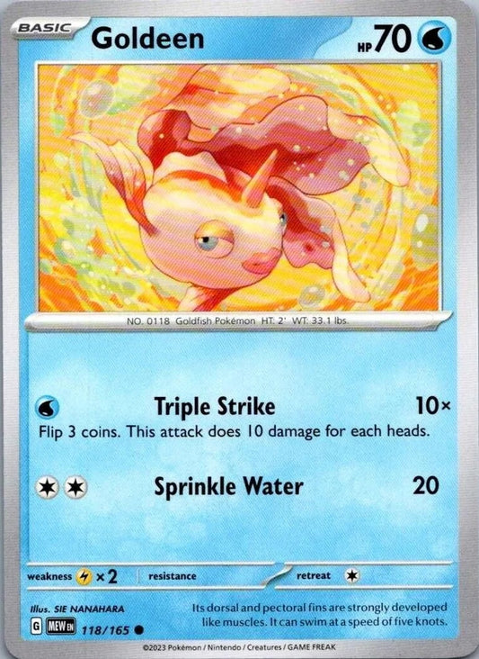 118/165 Goldeen - Pokémon 151 - Pokémon card (English)