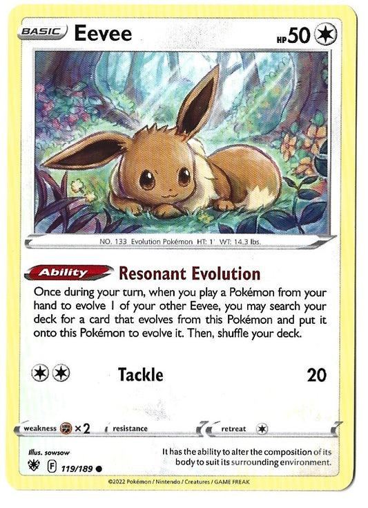 119/189 Eevee - Astral Radiance - Pokémon card (English)