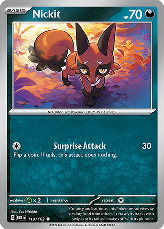 119/182 Nickit / Basic / Common (Paradox Rift) English card
