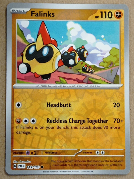 119/193 Falinks (Reverse holo) - Paldea Evolved- Pokémon card (English)