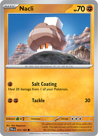 121/193 Nacli - Paldea Evolved - Pokémon card (English)