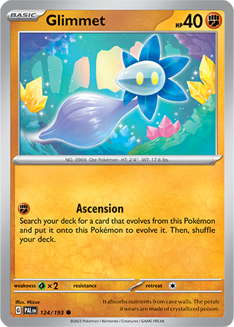 124/193 Glimmet - Paldea Evolved - Pokémon card (English)