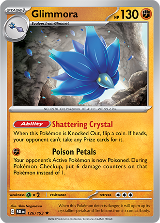 126/193 Glimmora Holo - Paldea Evolved - Pokémon card (English)