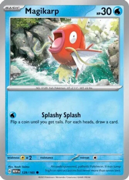 129/165 Magikarp - Pokémon 151 - Pokémon card (English)