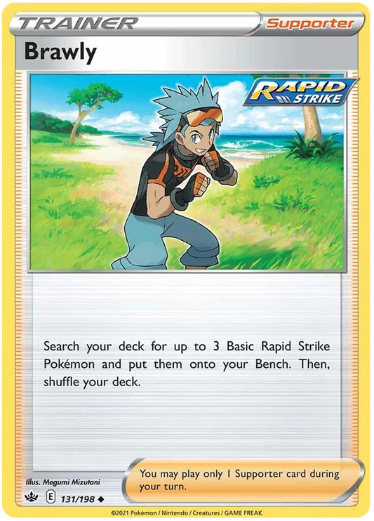 131/198 Brawly (Supporter) (Chilling Reign) Pokémon card (English)
