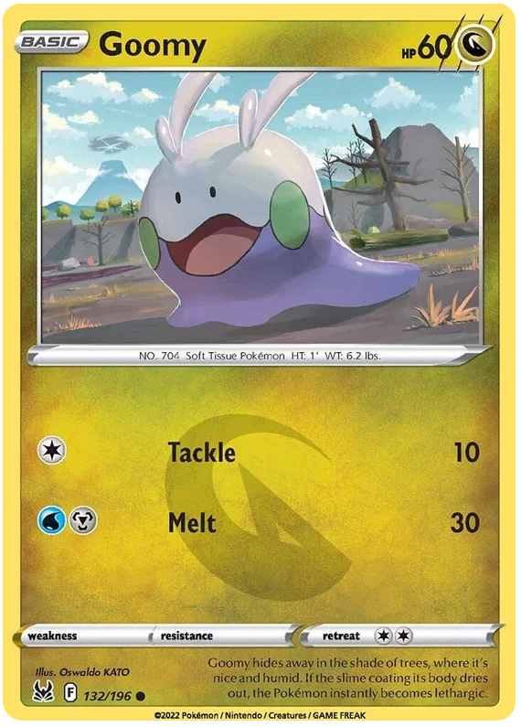 132/196 Goomy (Lost Origin) Pokemon card (English)