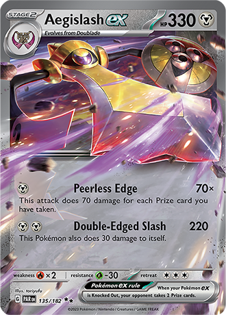 135/182 Aegislash EX - Paradox Rift - Pokémon card (English) Collectors item