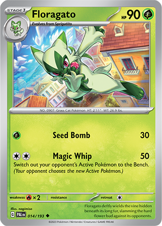 014/193 Floragato - Paldea Evolved - Pokémon card (English)