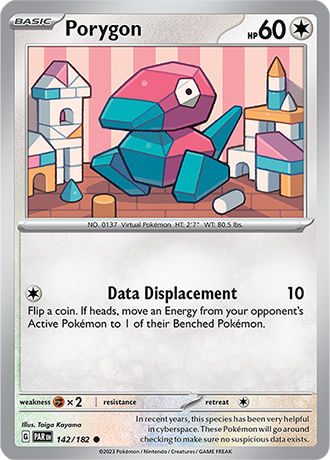 142/182 Porygon / Basic / Common (Paradox Rift) English card