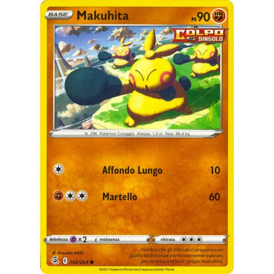 142/264 Makuhita / Basic / Common (Fusion Strike) English card