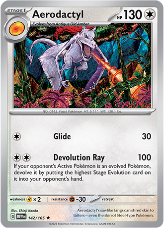 142/165 Aerodactyl (Holo) - Pokémon 151 - Pokémon card (English)