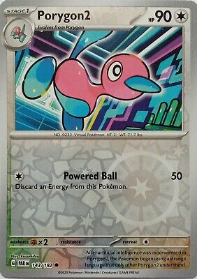 143/182 Porygon2 (Reverse Holo) / Stage 1 / Common (Paradox Rift) English card