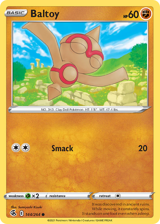 144/264 Baltoy / Basic / Common (Fusion Strike) English card