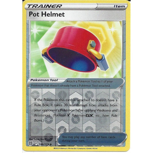 146/172 Pot Helmet (Reverse Holo) (Item) (Brilliant Stars) Pokemon card (English)