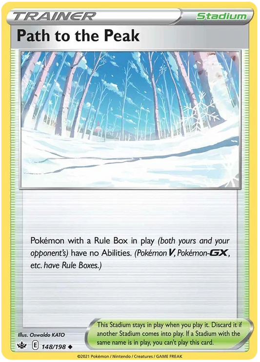 148/198 Path to the Peak (Studium) (Chilling Reign) Pokémon card (English)