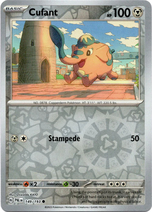 149/193 Cufant (Reverse holo) - Paldea Evolved - Pokémon card (English)