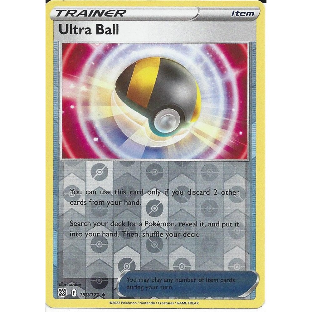 150/172 Ultra Ball (Reverse Holo) / Item / Uncommon (Brilliant Stars) English card