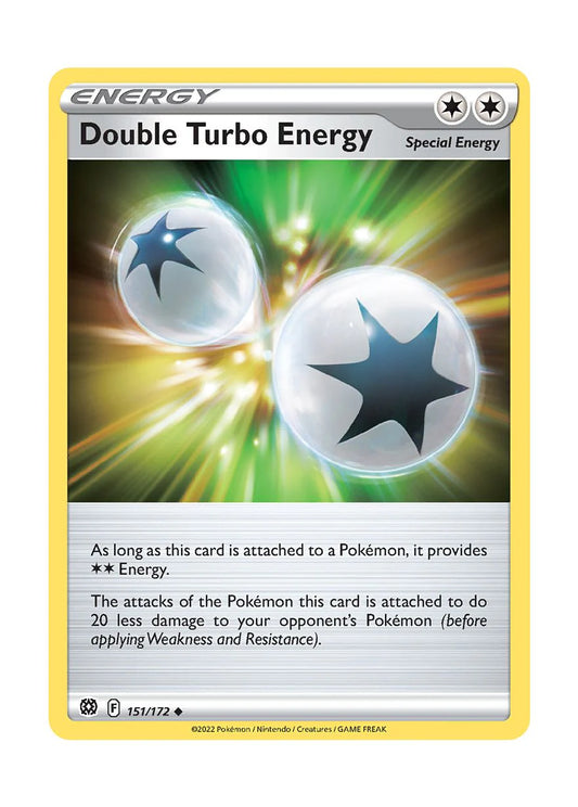 151/172 Double Turbo Energy / Uncommon (Brilliant stars) English card