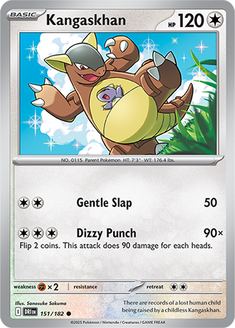 151/182 Kangaskhan - Destined Rivals - Pokemon card (English)