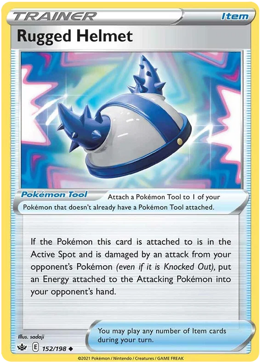 152/198 Rugged Helmet (Item) (Chilling Reign) Pokémon card (English)