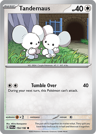 154/182 Tandemaus / Basic / Common (Paradox Rift) English card