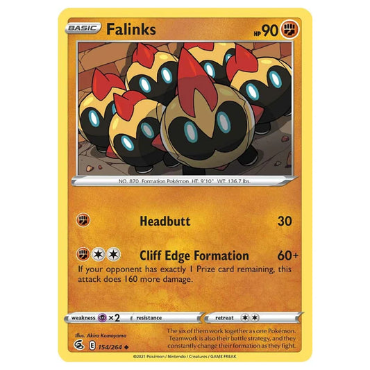 154/264 Falinks / Basic / Uncommon (Fusion Strike) English card
