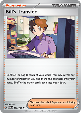 156/165 Bill's Transfer - Pokémon 151 - Pokémon card (English)
