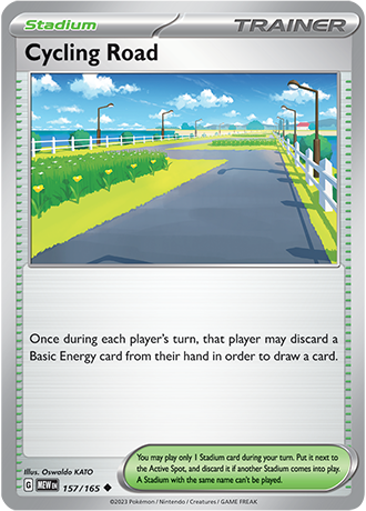 157/165 Cycling Road - Pokémon 151 - Pokémon card (English)