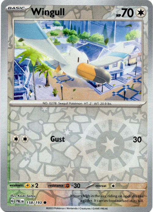 158/193 Wingull (Reverse holo) - Paldea Evolved - Pokémon card (English)
